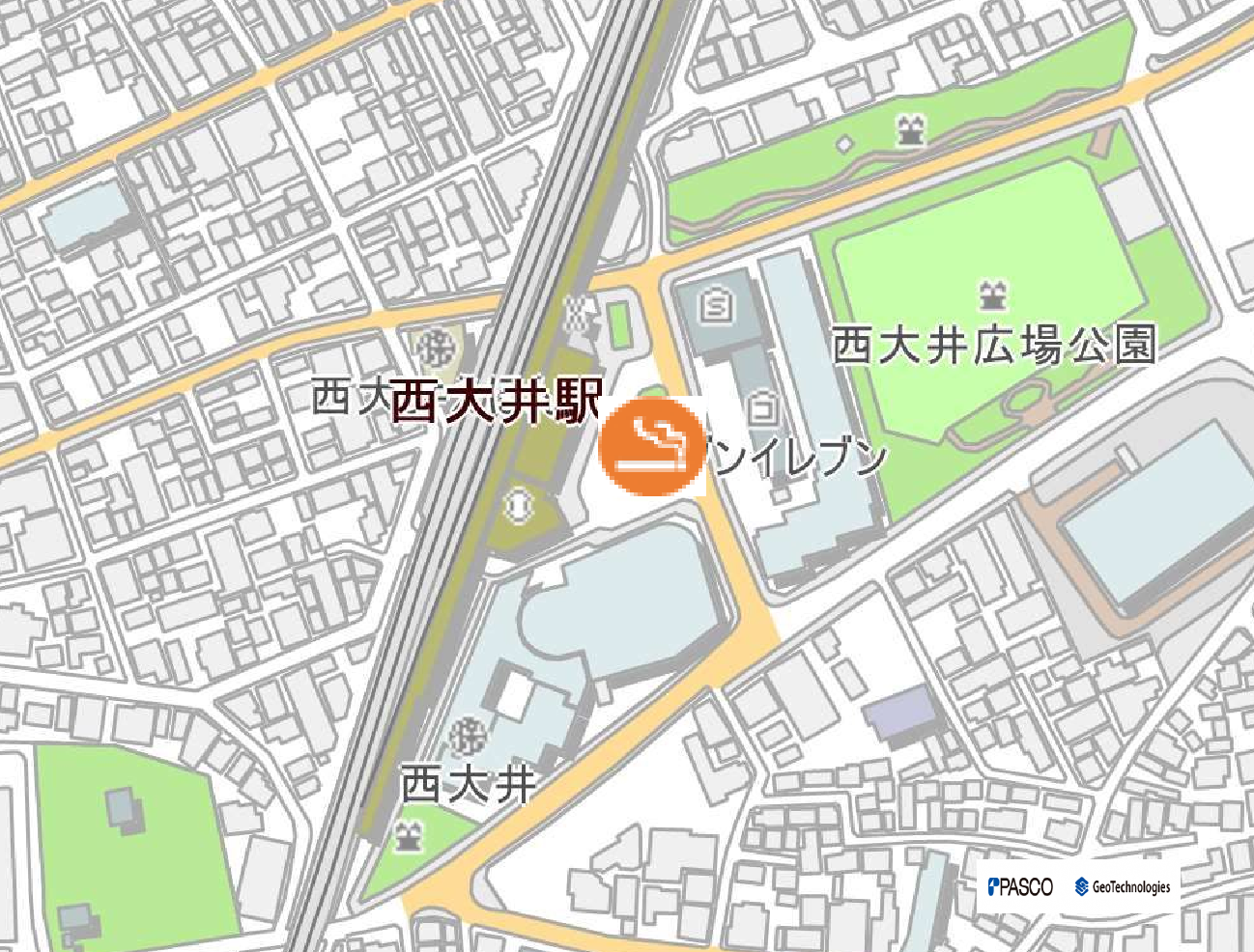 西大井駅前喫煙所