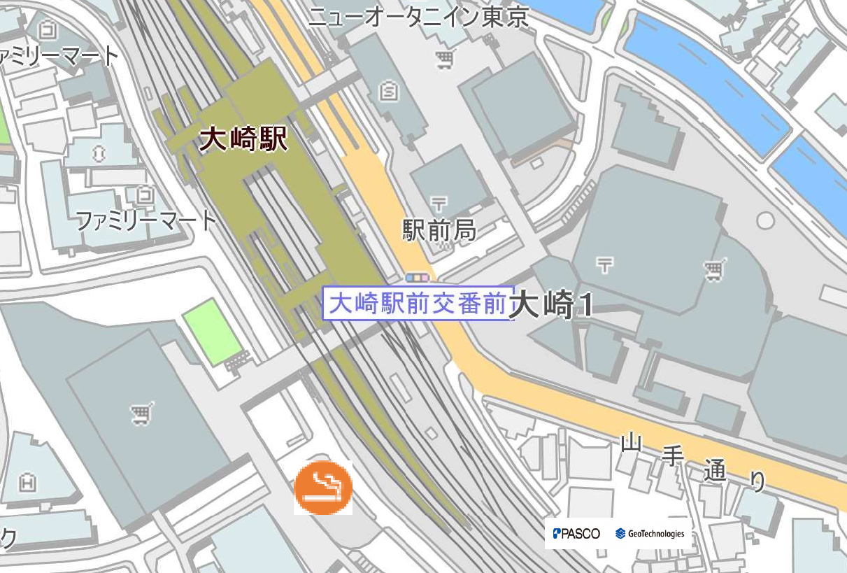 大崎駅西口コンテナ型喫煙所
