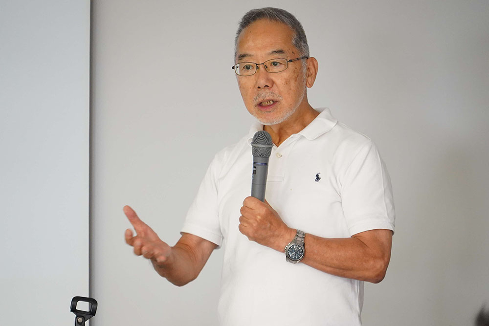 講義をする町永さんの画像